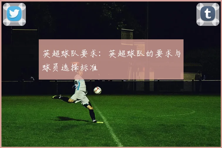 英超球队要求：英超球队的要求与球员选择标准